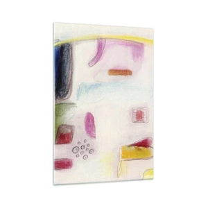 Billede på glas - Mere konveks end konkav eller flad - 70x100 cm