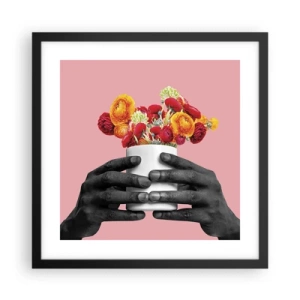 Plakat i sort ramme - Livets apotheose - 40x40 cm