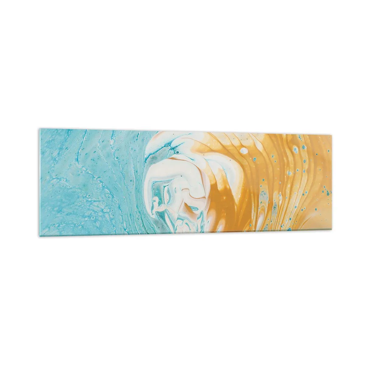 Billede på glas - Pastel hvirvel - 160x50 cm