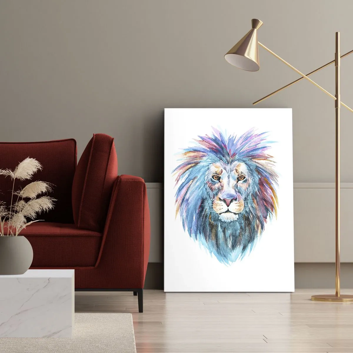 Lærredstryk - Billede på lærred - En elektrificerende aura - 50x70 cm