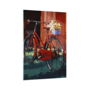 Billede på glas - I want to ride my bicycle - 70x100 cm