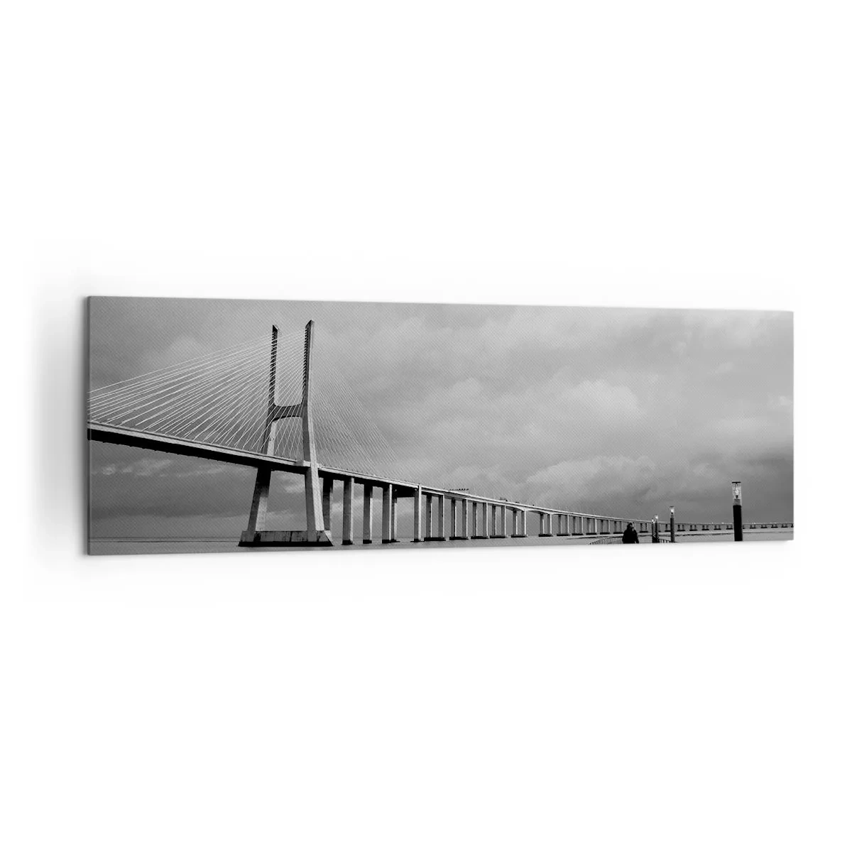 Lærredstryk - Billede på lærred - Til hver, hvad han fortjener - 160x50 cm