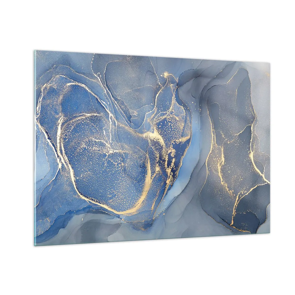 Billede på glas - Guldstøv - 100x70 cm