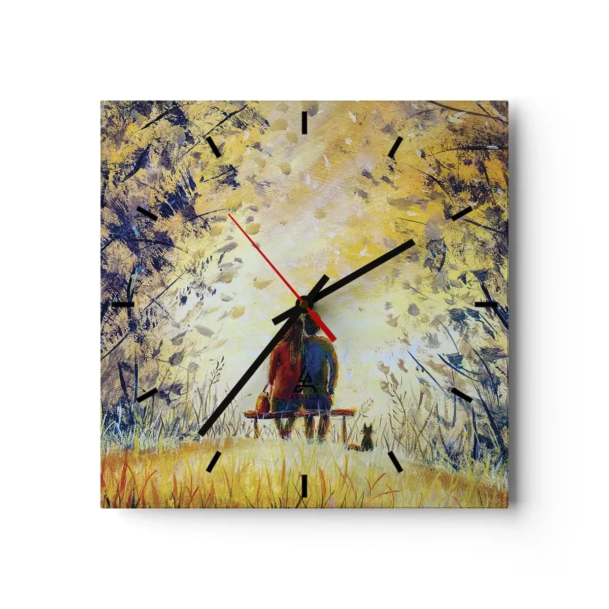 Vægur, Uret - Et magisk øjeblik - 30x30 cm