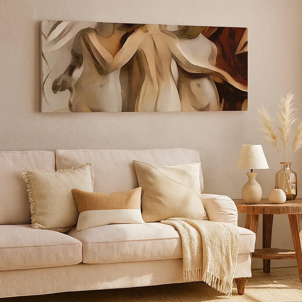 Lærredstryk - Billede på lærred - Tre Nåder 2.0 - 30x30 cm