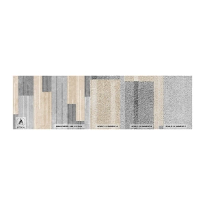 Prøve Fototapet Premium Canvas - Komposition: hold den lodret - Abstraktion, Linjer, Pastel - 100x30 cm