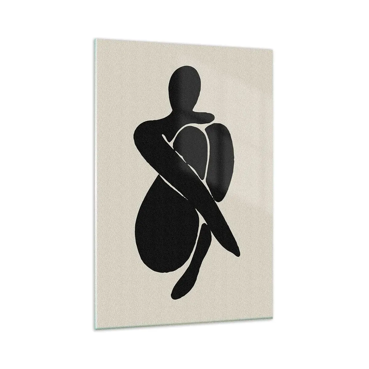 Billede på glas - I din egen favn - 80x120 cm