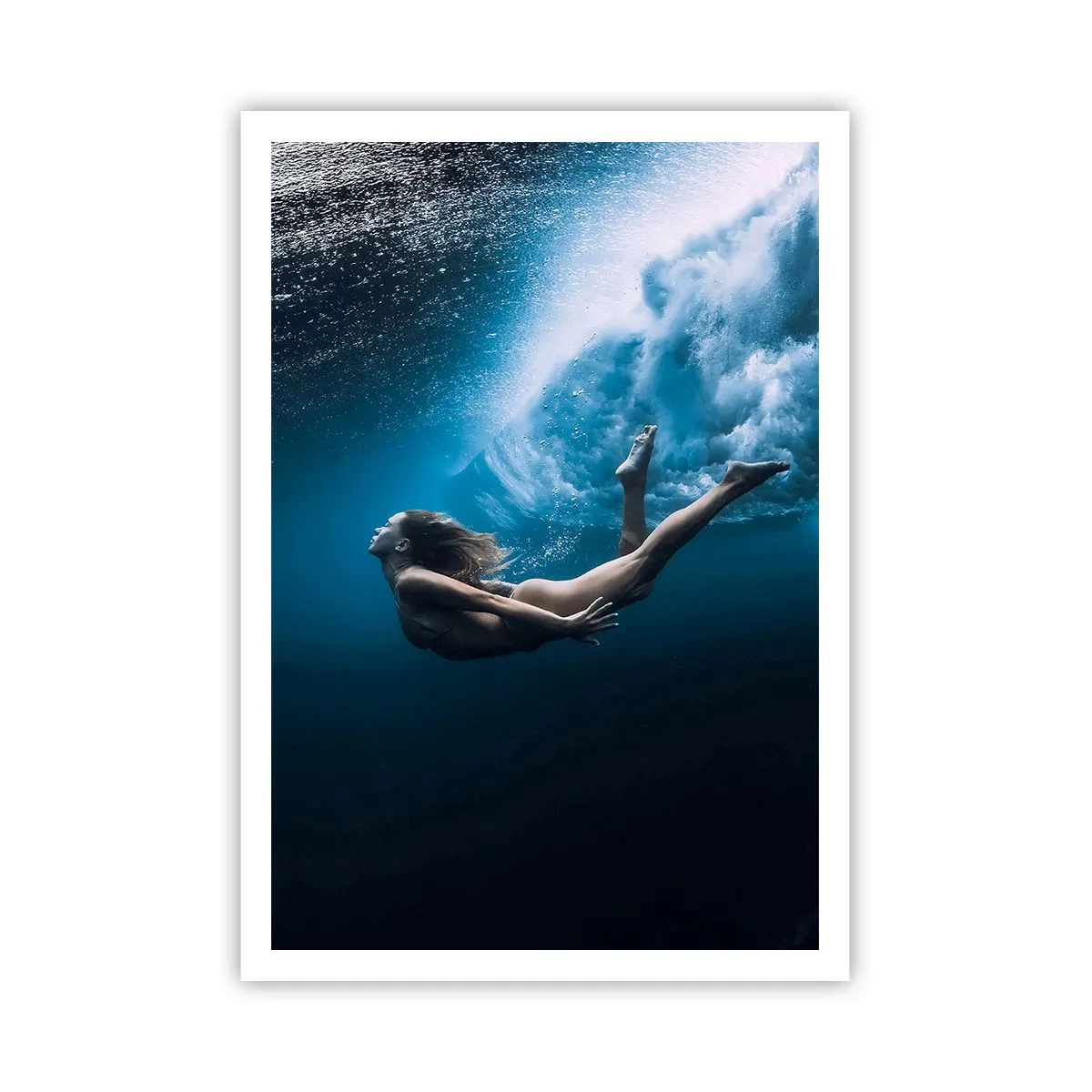 Plakat - Den moderne havfrue - 70x100 cm