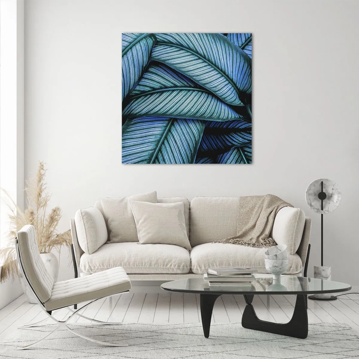 Billede på glas - Livslinjer - 60x60 cm