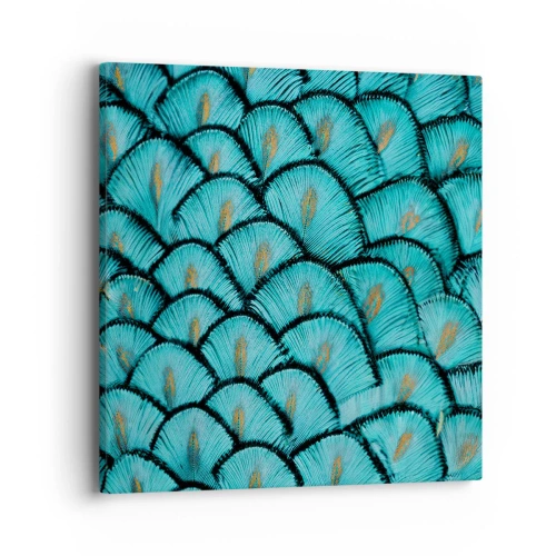 Lærredstryk - Billede på lærred - Den store fjer-galla - 40x40 cm