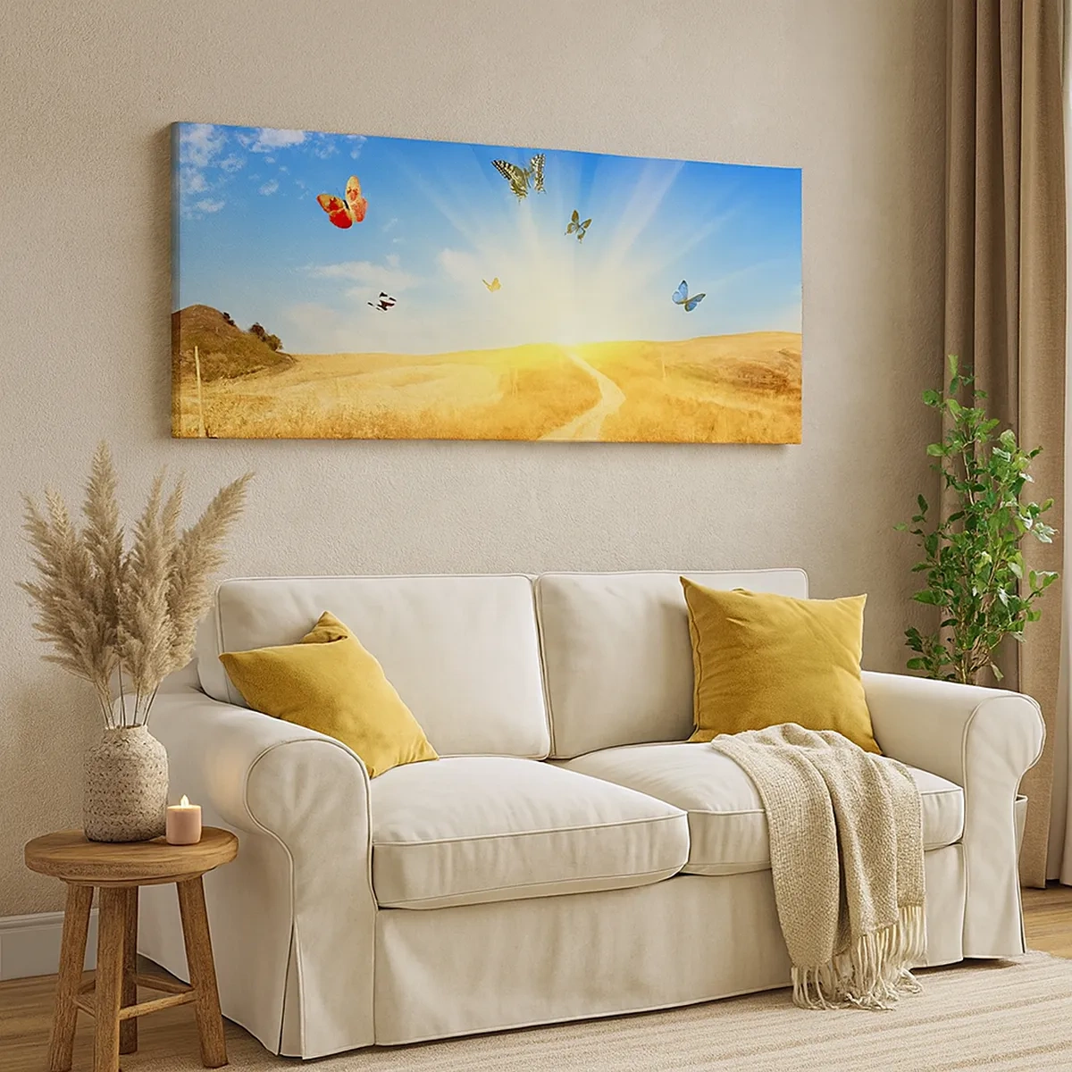 Lærredstryk - Billede på lærred - Og hvordan kan man ikke elske sommeren? - 30x30 cm