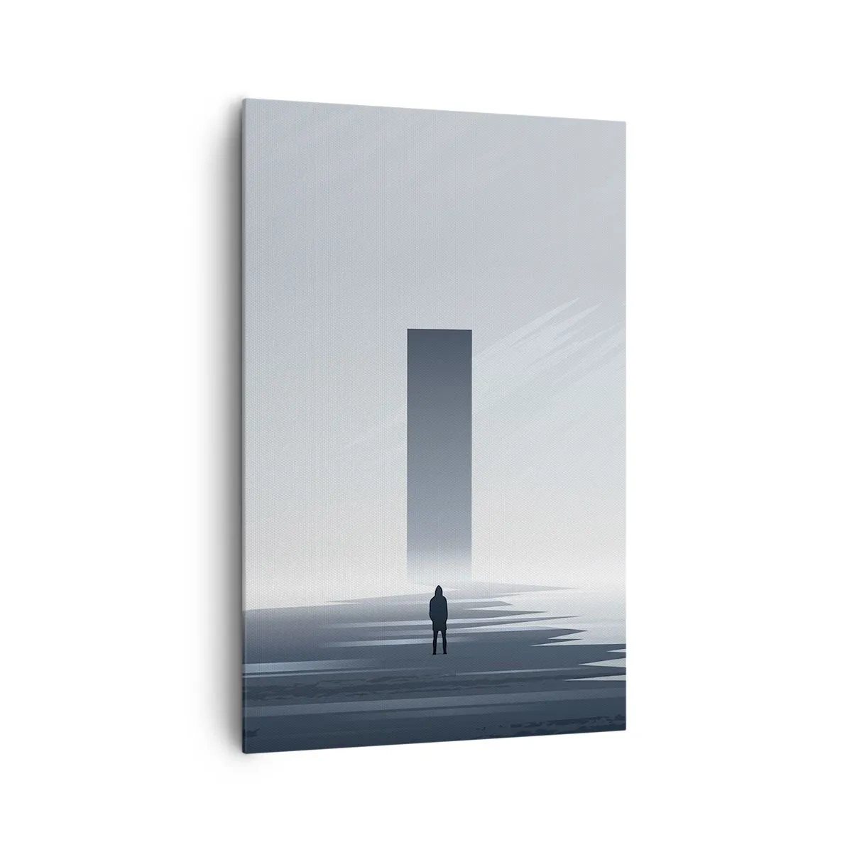 Lærredstryk - Billede på lærred - Mulighed eller trussel? - 80x120 cm