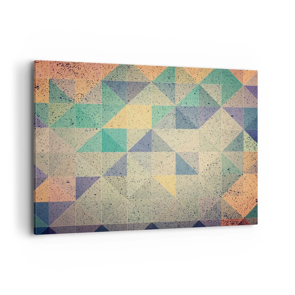 Lærredstryk - Billede på lærred - Republikken trekanter - 100x70 cm