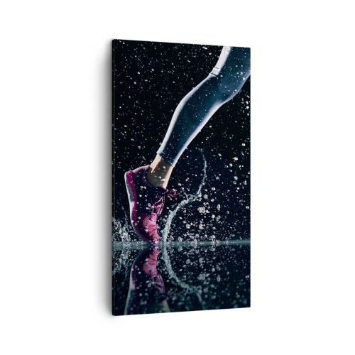 Lærredstryk - Billede på lærred - Så meget som du kan - 45x80 cm