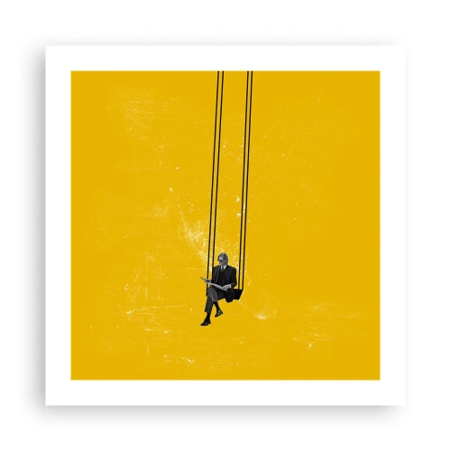 Plakat - En dag som alle andre - 50x50 cm