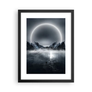 Plakat i sort ramme - En finale på en historie - 30x40 cm