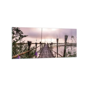 Billede på glas - Den stille og rolige atmosfære i Asien - 120x50 cm
