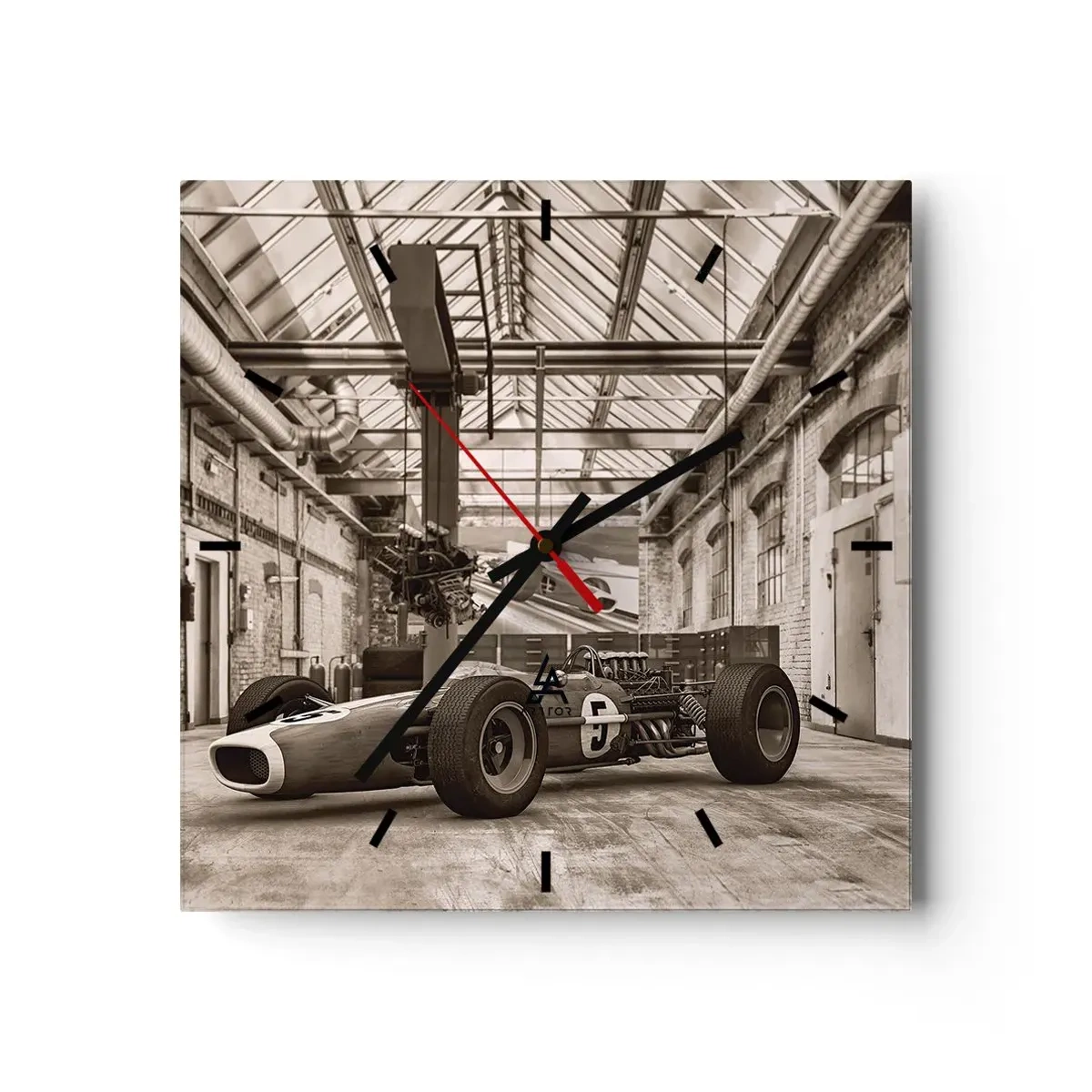 Vægur, Uret - Vinderens hvile - 40x40 cm