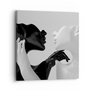 Lærredstryk - Billede på lærred - Tiltrækning - begær - 40x40 cm