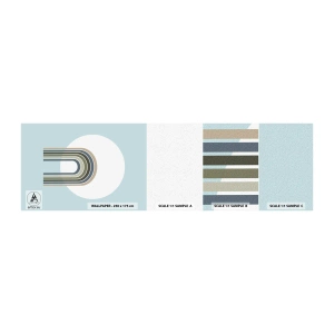 Fototapet Prøve Standard Eco - Uimodståelig tiltrækningskraft - Abstraktion, Grafik, Stykke - 100x30 cm