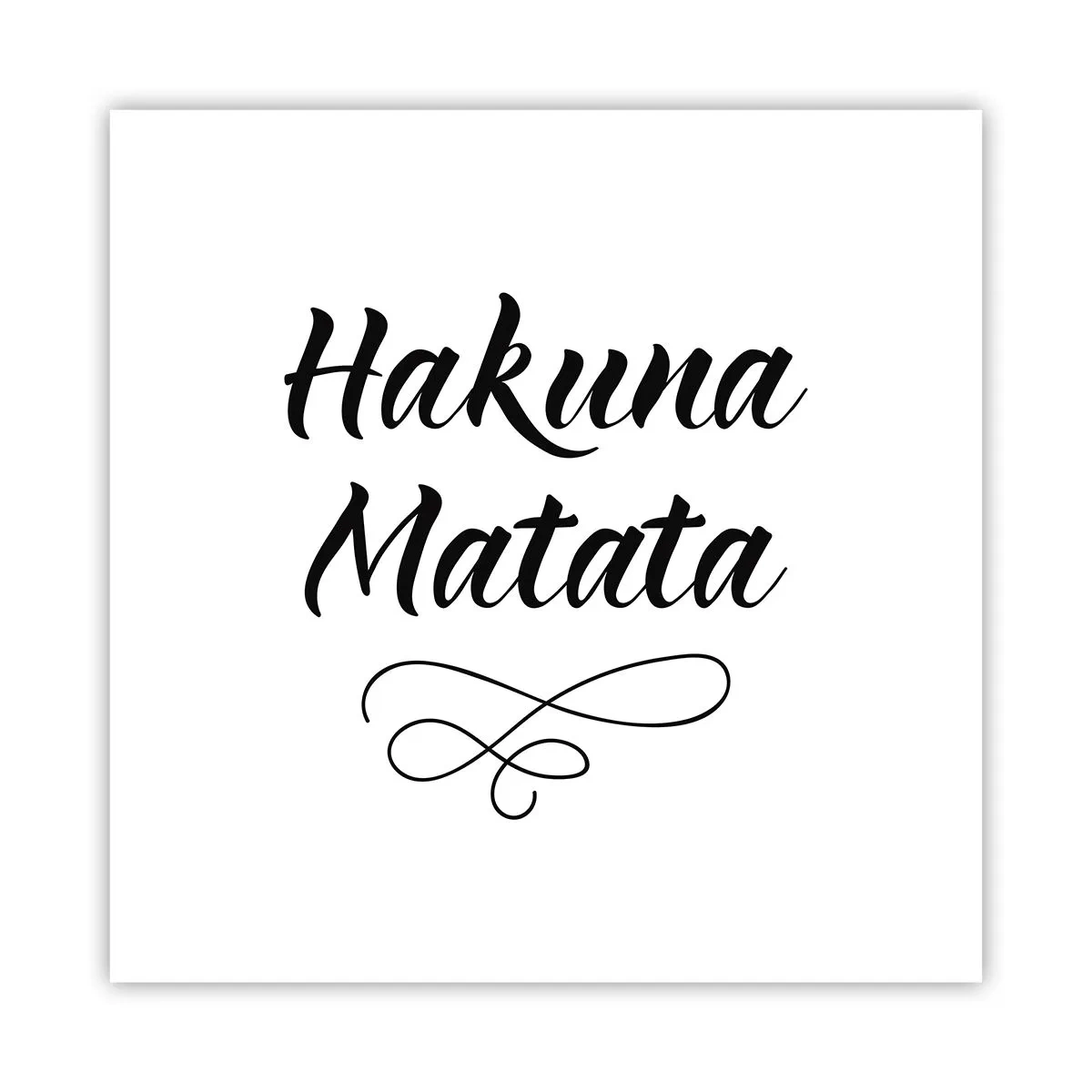 Plakat - Bedste råd - 30x30 cm