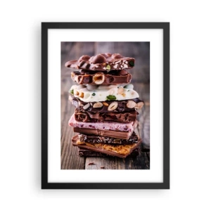 Plakat i sort ramme - Dejligt perspektiv - 30x40 cm