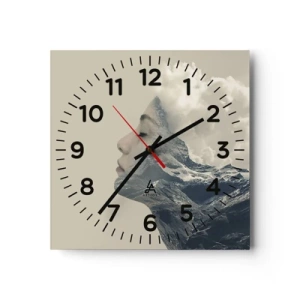 Vægur, Uret - Skønheden ved elementerne - 40x40 cm