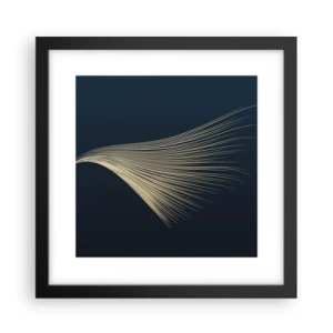 Plakat i sort ramme - Som en engels hår - 30x30 cm
