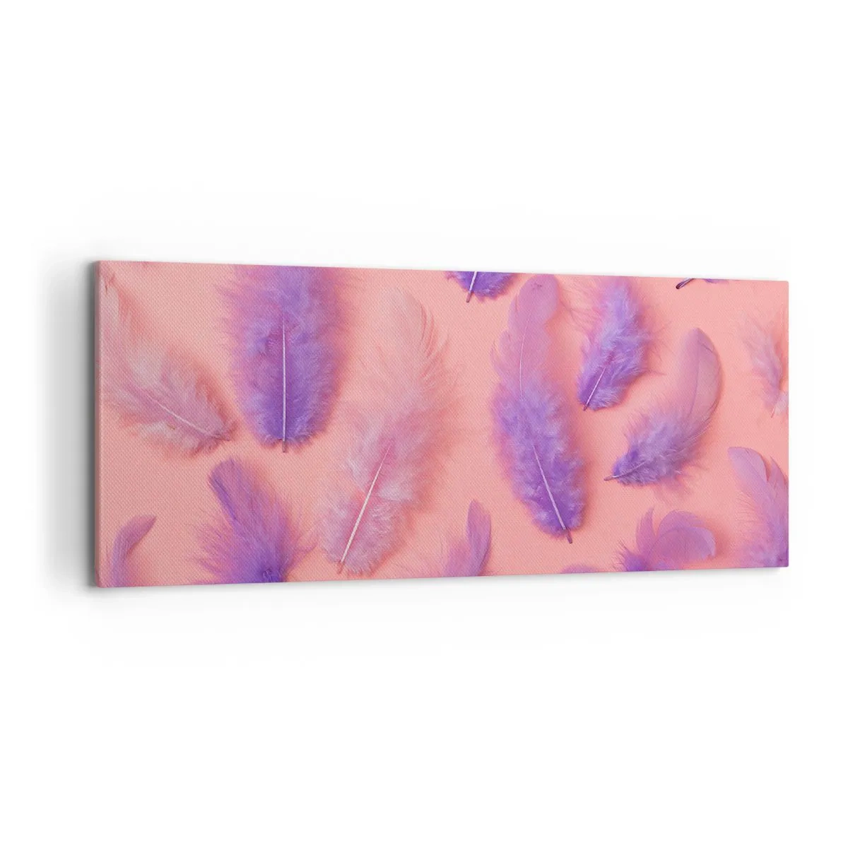 Lærredstryk - Billede på lærred - Lilla fugl af begær - 120x50 cm