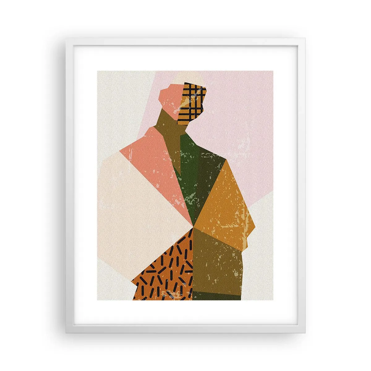 Plakat i hvid ramme - Mennesket - et komplekst væsen - 40x50 cm