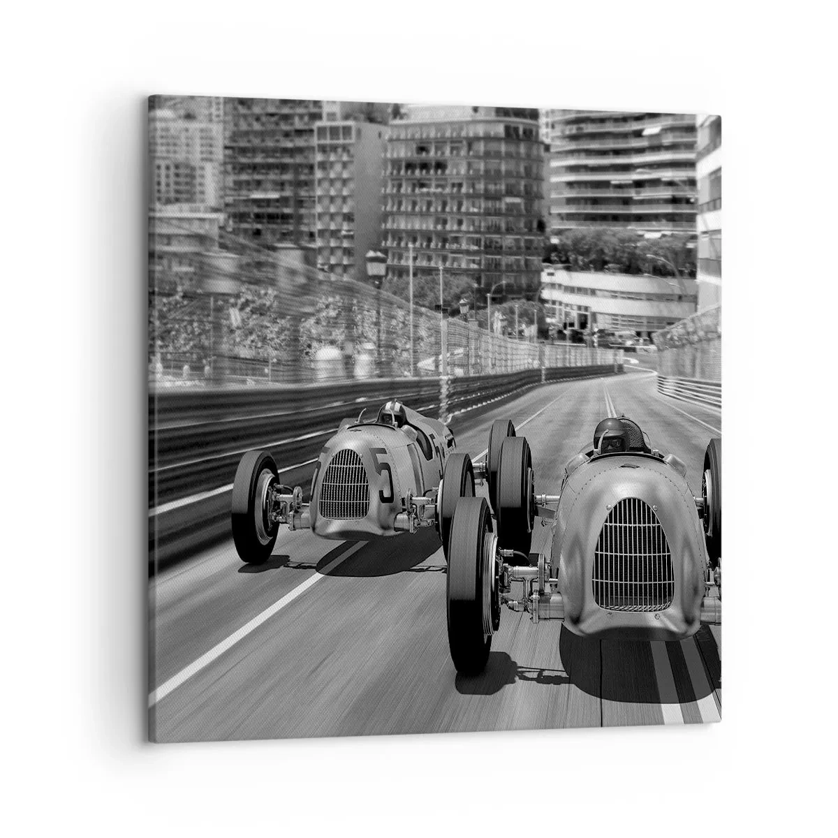 Lærredstryk - Billede på lærred - Der var engang i Monte Carlo - 50x50 cm