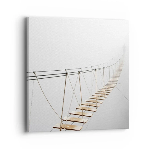 Lærredstryk - Billede på lærred - Hvor vil det føre dig hen? - 40x40 cm