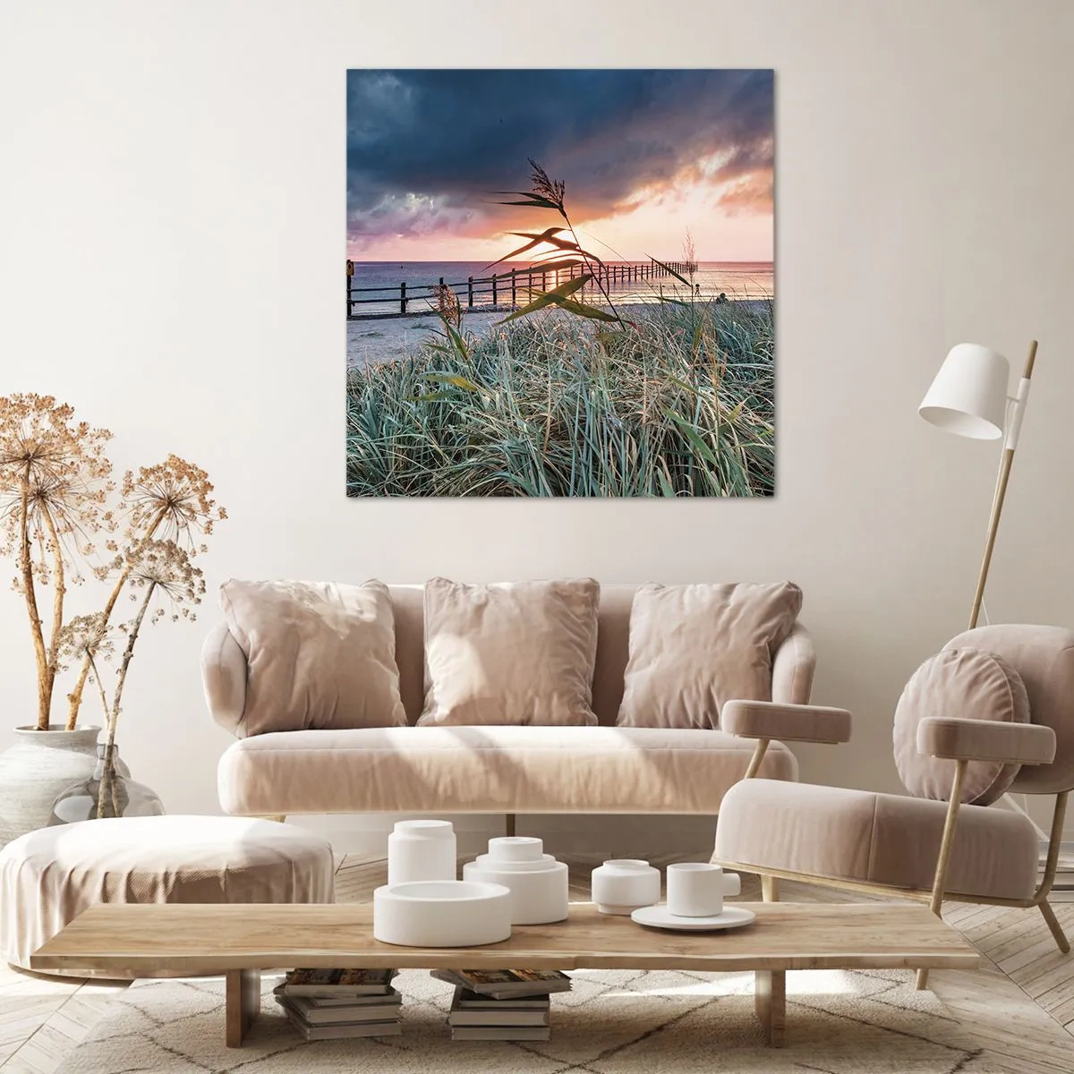 Lærredstryk - Billede på lærred - Ikke passerer med vinden - 70x70 cm