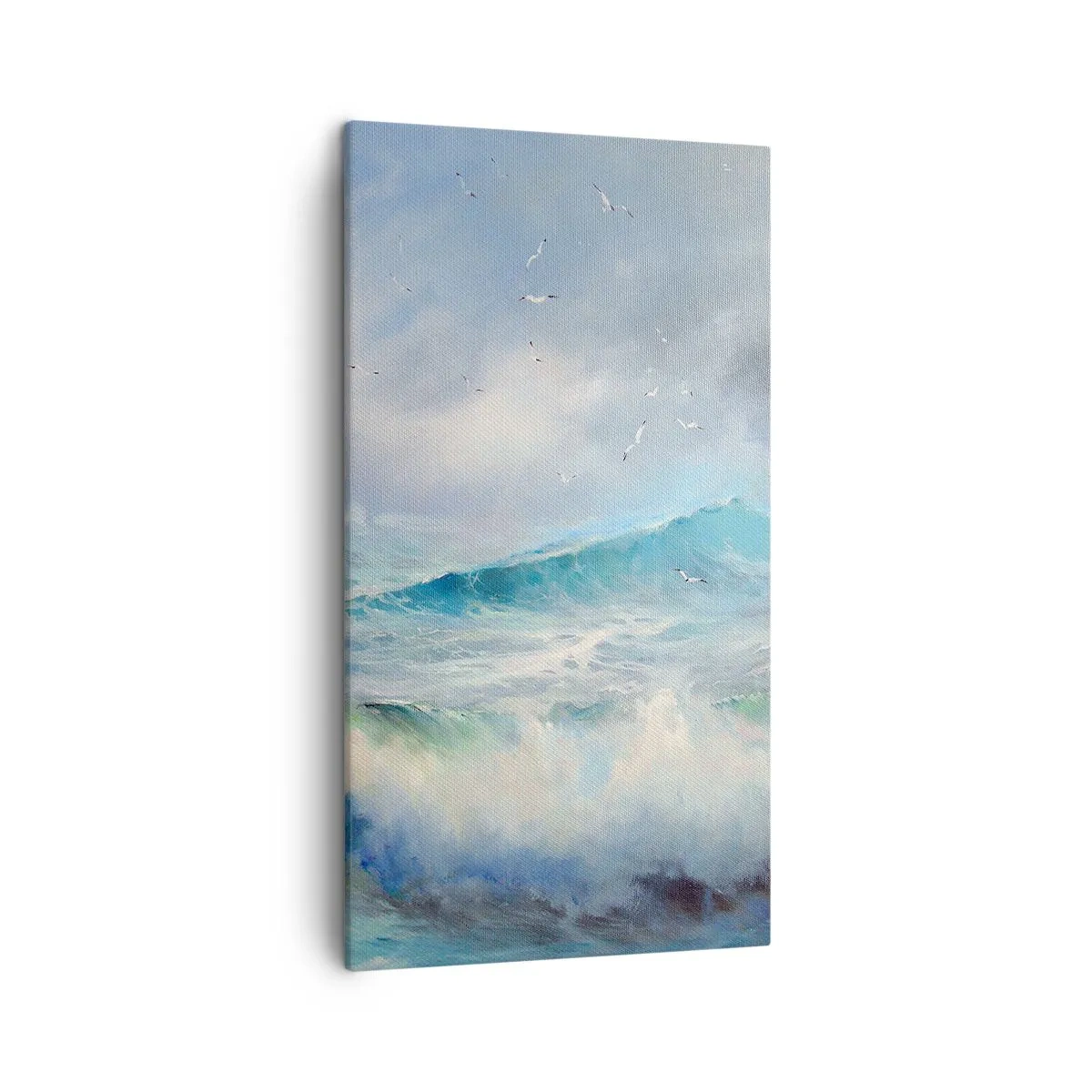 Lærredstryk - Billede på lærred - "Hvirvelvinden hylede af triumf ...’ - 45x80 cm