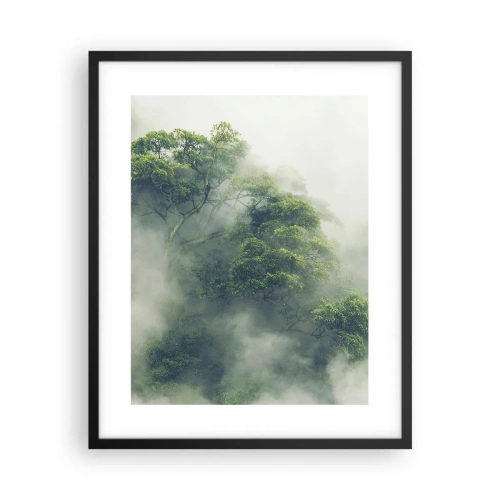 Plakat i sort ramme - Pakket ind i tåge - 40x50 cm