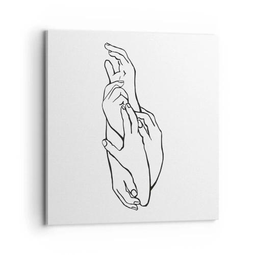 Lærredstryk - Billede på lærred - God berøring - 70x70 cm