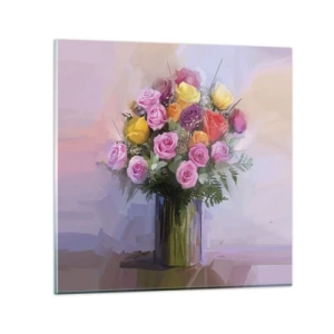 Billede på glas - Bevaret skønhed - 30x30 cm