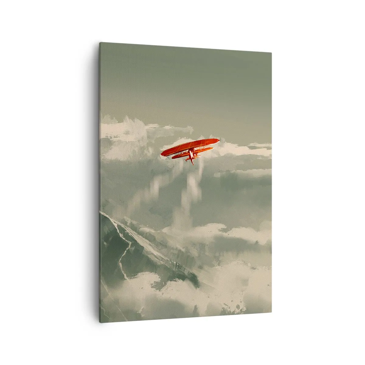 Lærredstryk - Billede på lærred - Frygtløs pioner - 70x100 cm