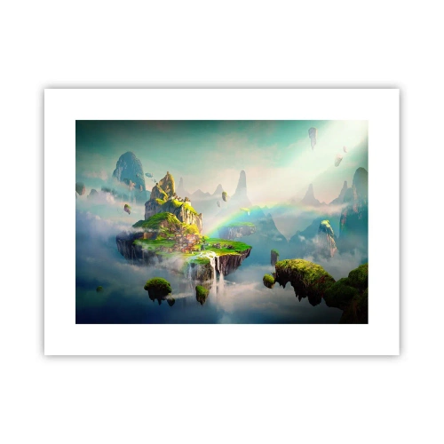 Plakat - Midden - lykkelige øer - 40x30 cm