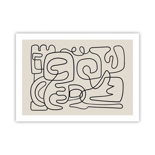 Plakat - På sporet - 70x50 cm