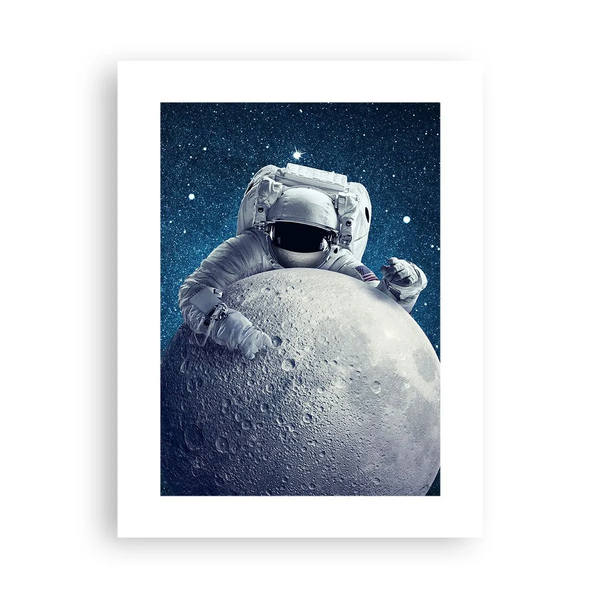 Plakat - Kosmisk spøgefugl - 30x40 cm