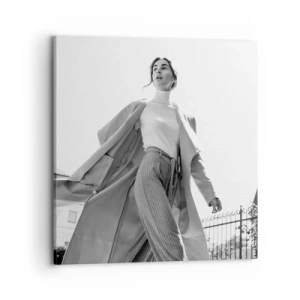 Lærredstryk - Billede på lærred - Kommer du med mig? - 70x70 cm