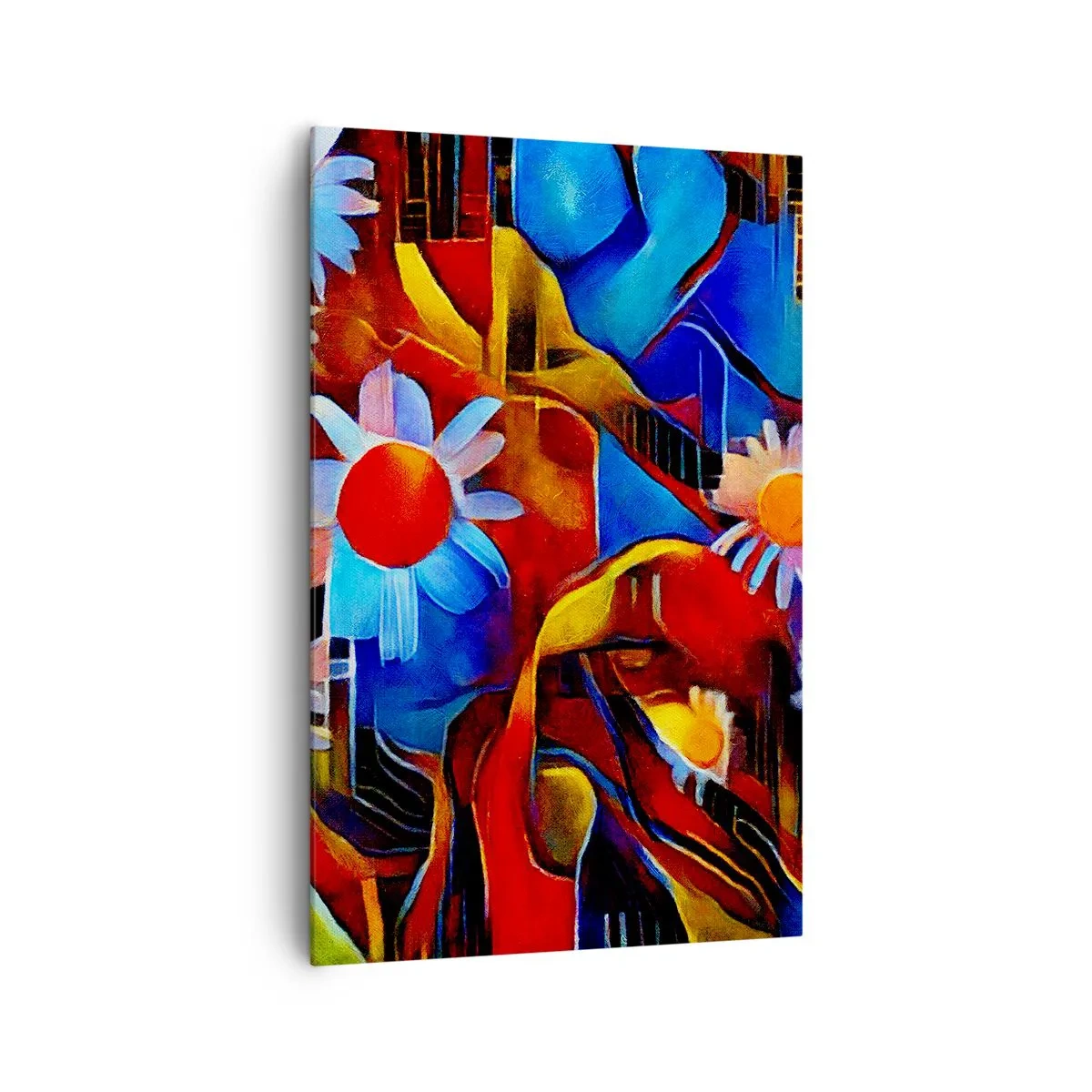 Lærredstryk - Billede på lærred - Livets farver - 80x120 cm