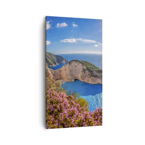 Lærredstryk - Billede på lærred - Min store græske ferie - 45x80 cm