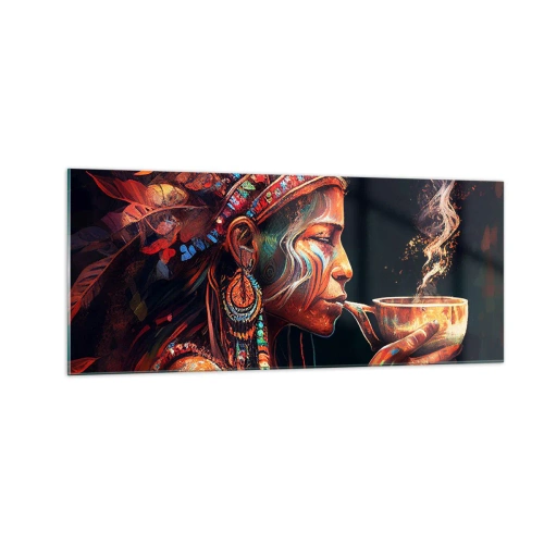 Billede på glas - Et magisk ritual - 100x40 cm
