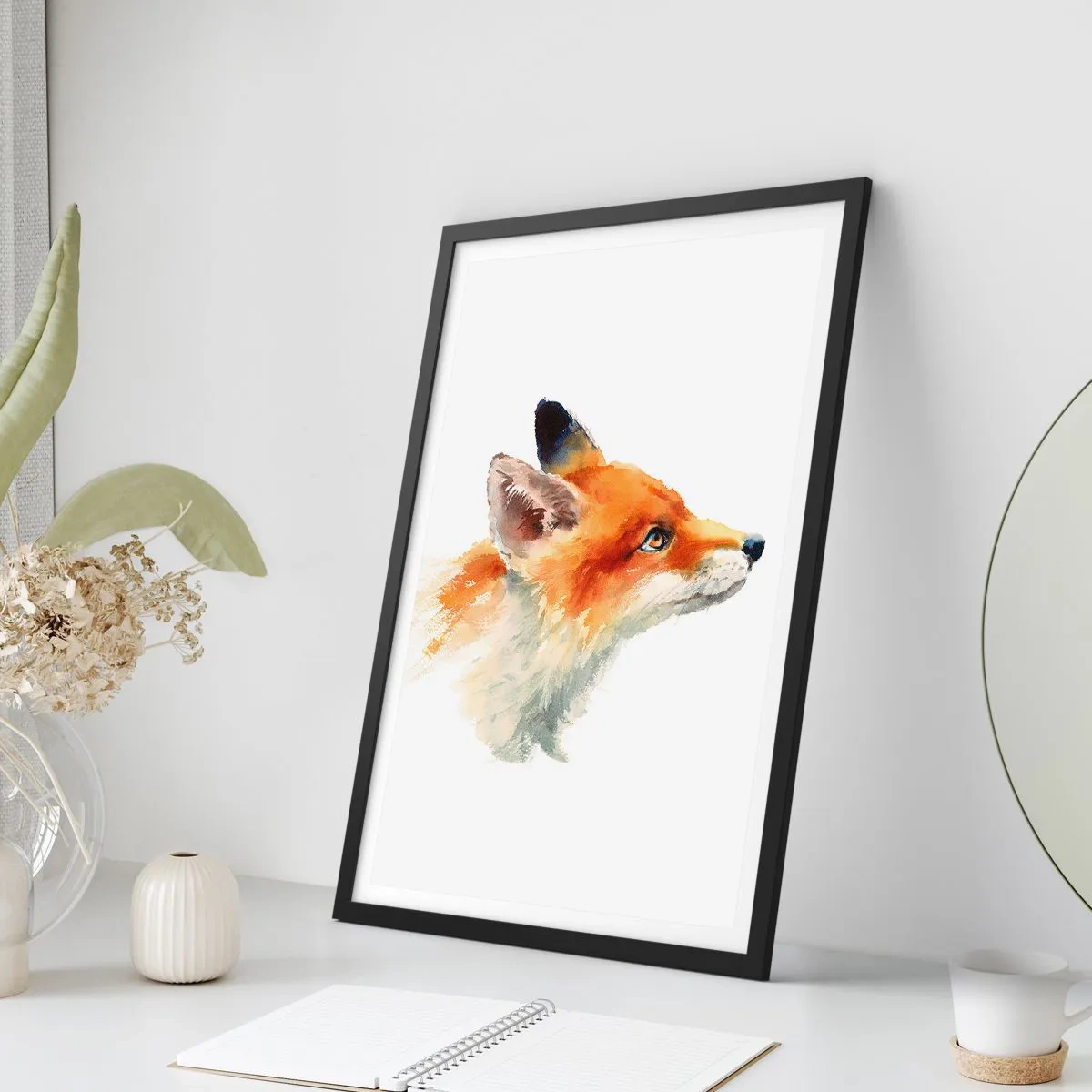 Plakat i sort ramme - Man kan aldrig være for forsigtig - 40x50 cm