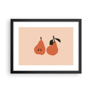 Plakat i sort ramme - Sødmen selv - 40x30 cm