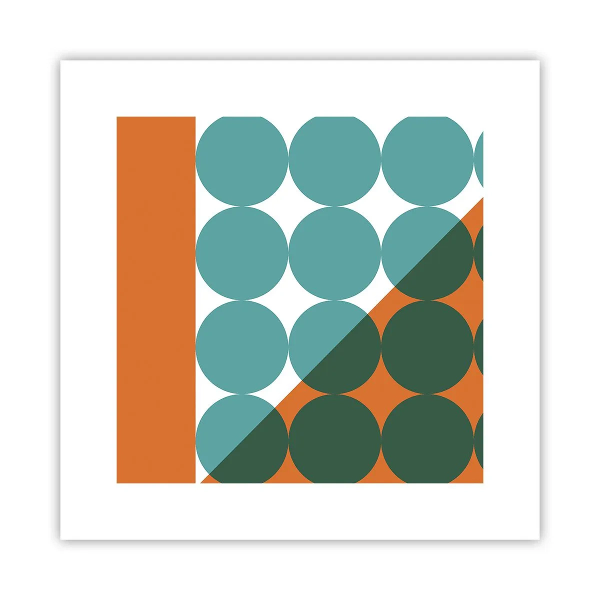 Plakat - Op og over - 30x30 cm