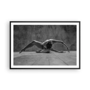 Plakat i sort ramme - Symmetri fundet - 91x61 cm