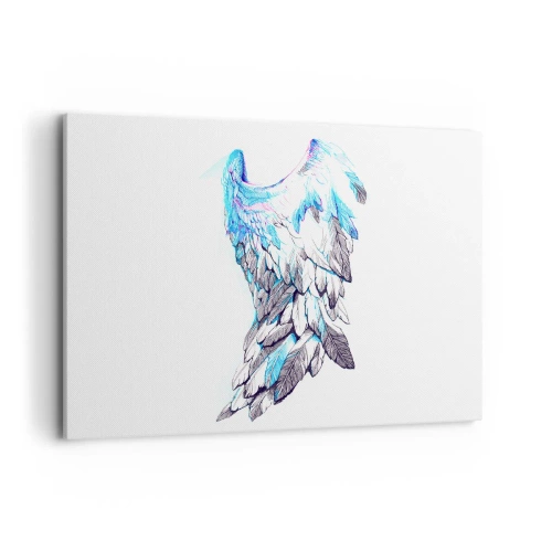 Lærredstryk - Billede på lærred - Jeg har brug for vinger - 100x70 cm